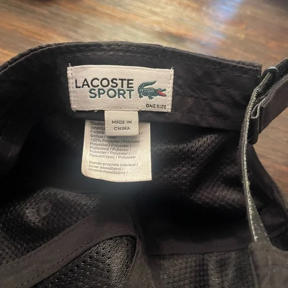 Lacoste Sport Black Cap - Picture 3 of 6